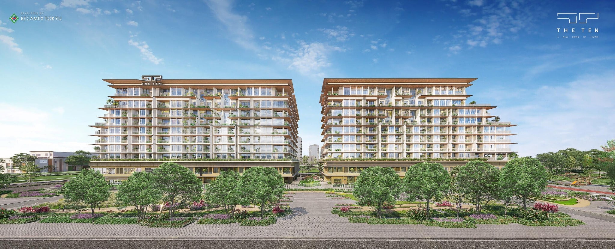 The TEN MIDORI PARK cao 10 tầng